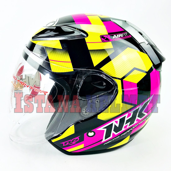 NHK R-6 # CUBE BLACK/PINK/YELLOW (M)