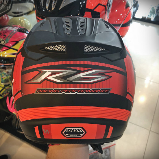 NHK R-6 # CUBE BLACK/RED DOFF (L)