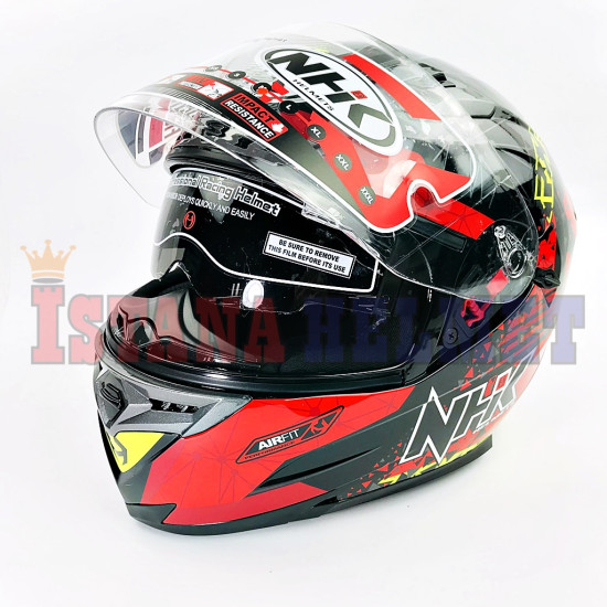 NHK RX 9 # TOXIC BLACK/RED (M)
