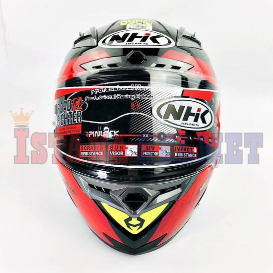 NHK RX 9 # TOXIC BLACK/RED (M)