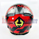 NHK RX 9 # TOXIC BLACK/RED (M)