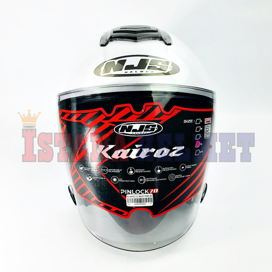 NJS KAIROZ V2 WHITE PEARL (L)