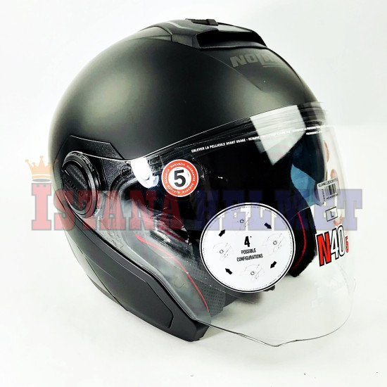 NOLAN N40-5 CLSSC N.COM 010 F.BLACK (XL)