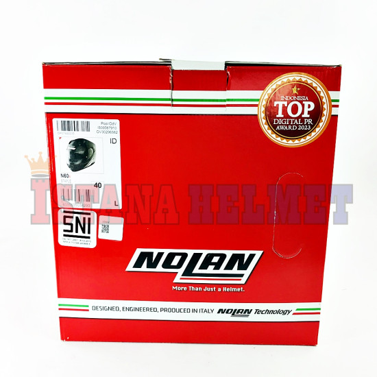 NOLAN N60-6 STAPLE 040 F.BK/WH (L)