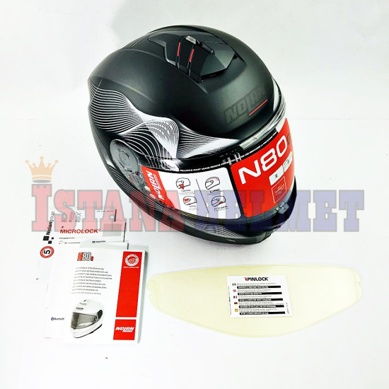 NOLAN N80-8 POWERGLIDE N.COM 044 F.BK (XL)