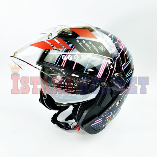 R-SIX REVOLT X # NEON BLACK (L)