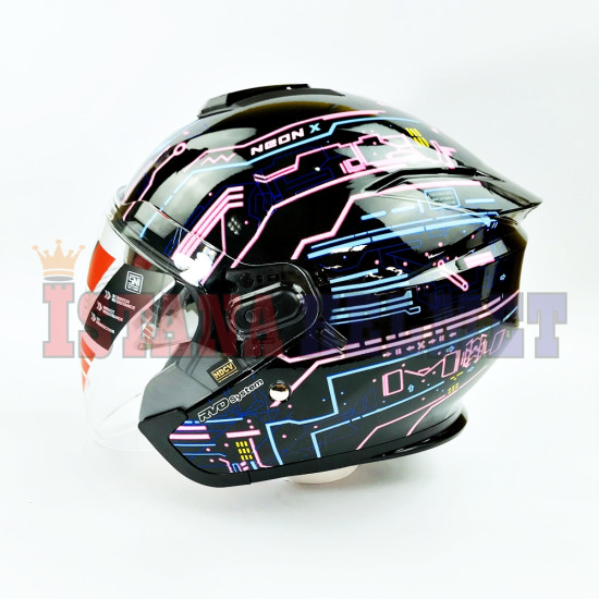 R-SIX REVOLT X # NEON BLACK (L)