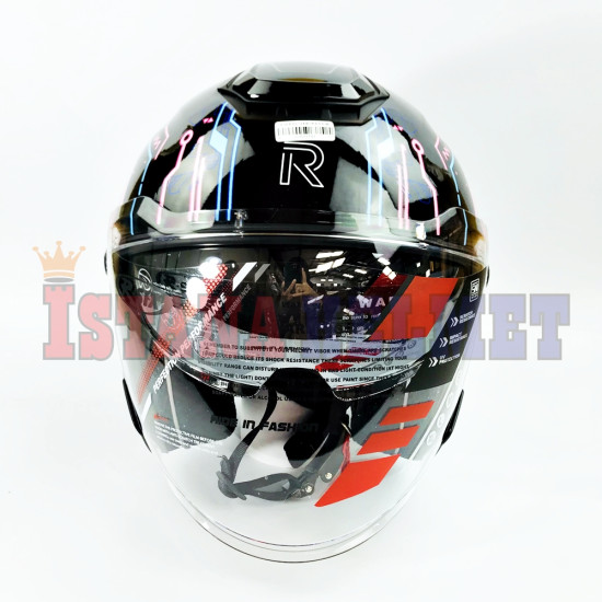 R-SIX REVOLT X # NEON BLACK (L)