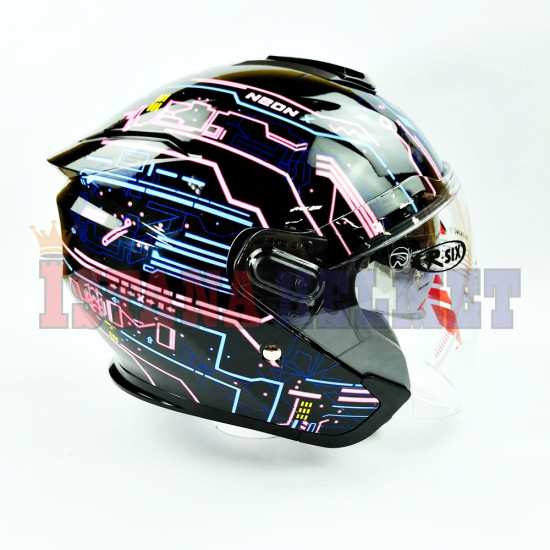 R-SIX REVOLT X # NEON BLACK (L)