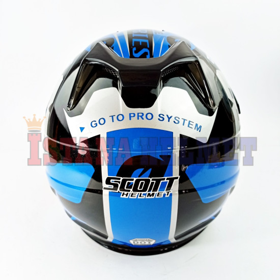 SCOTT MX KIDS # ONE FILE BK/BL (GP)