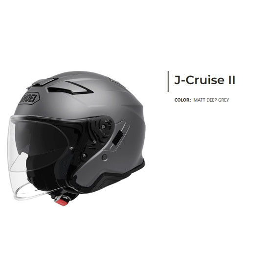 SHOEI J-CRUISE 2 MATT DEEP GREY (XXL)