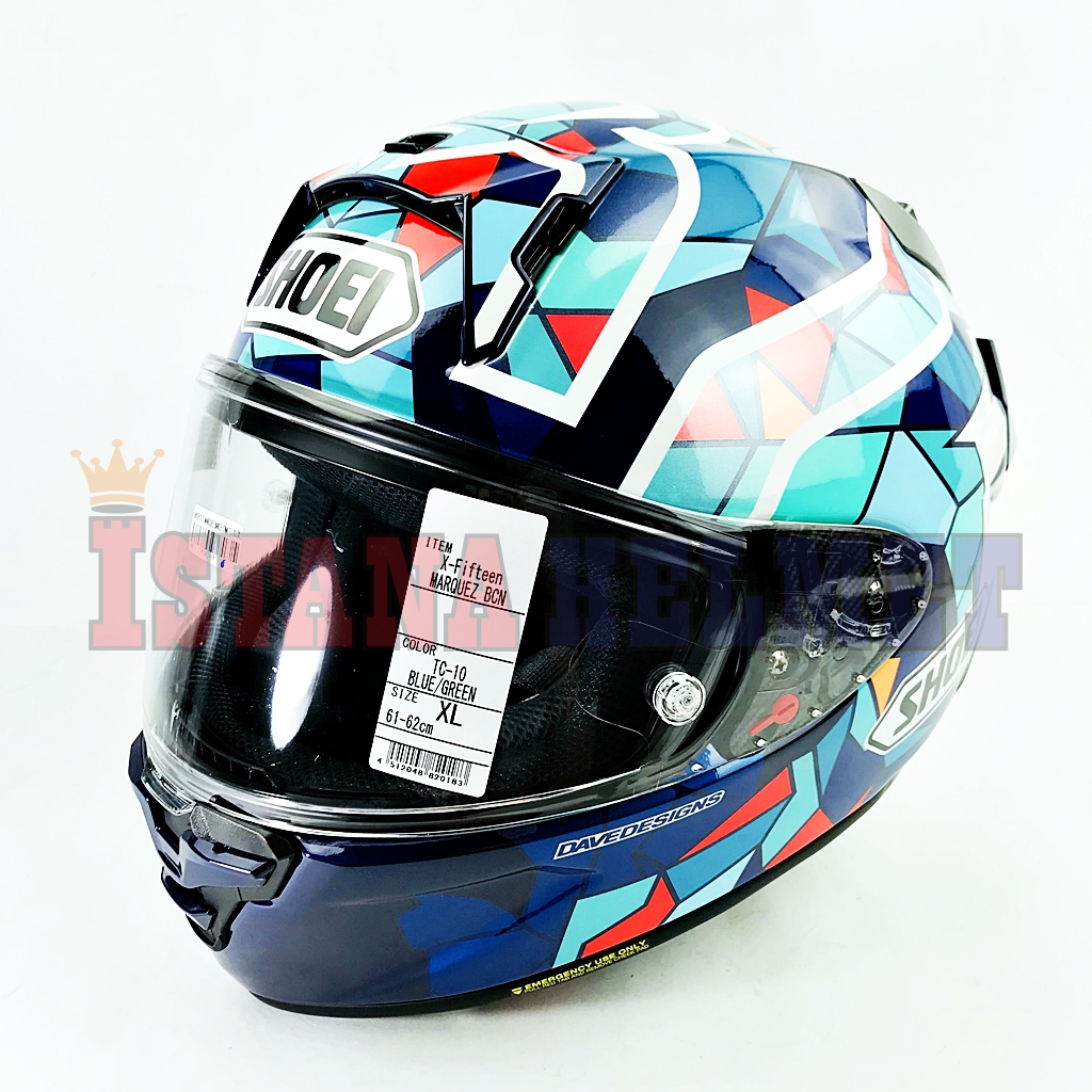 SHOEI X-15 MARQUEZ BARCELONA  