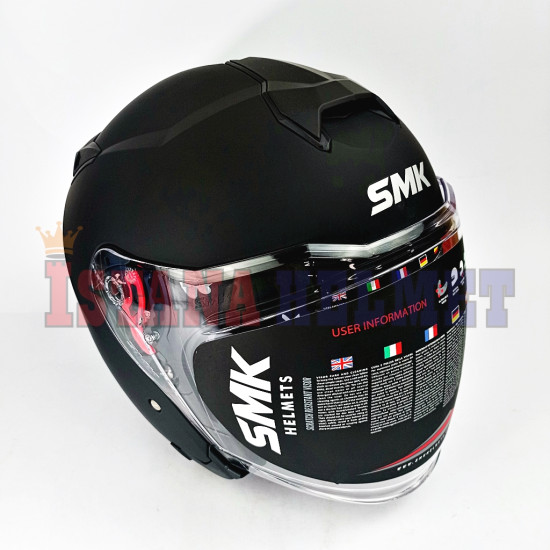 SMK GTJ SOLID MATT BLACK MA200 (L)