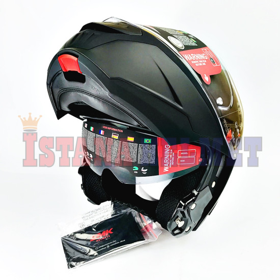 SMK GULLWING MATT BLACK MA200 (L)