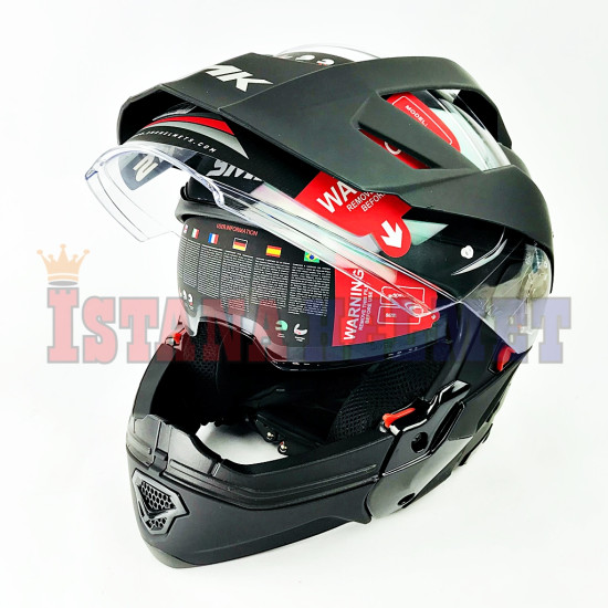 SMK HYBRID EVO BASIC MATT BK MA200 (L)