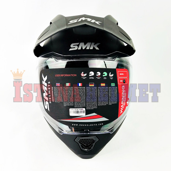 SMK HYBRID EVO BASIC MATT BK MA200 (L)