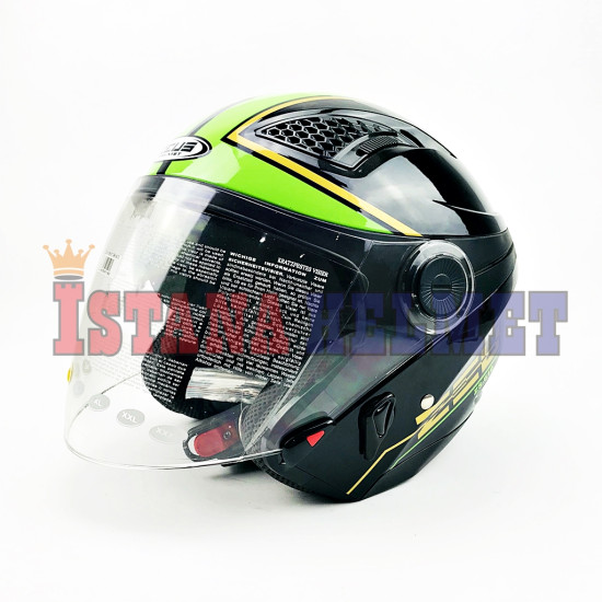 ZEUS 610 # BLACK/0017 GRN (XXL) CV ZEUS 610 # BLACK/0017 GRN (XXL) CV