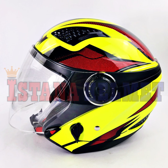 ZEUS 610 # YELLOW/0014 RD (XL) CV