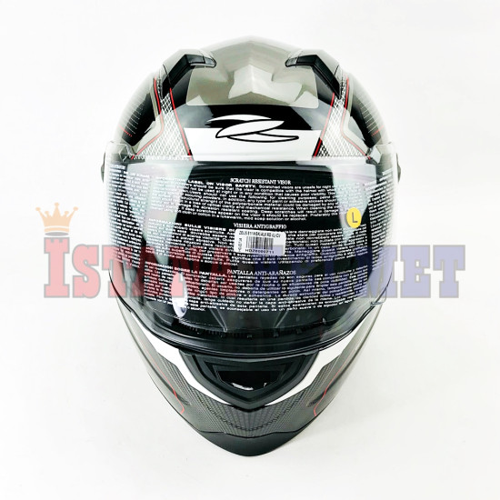 ZEUS 811 # BLACK/AL6 RED (L) CV