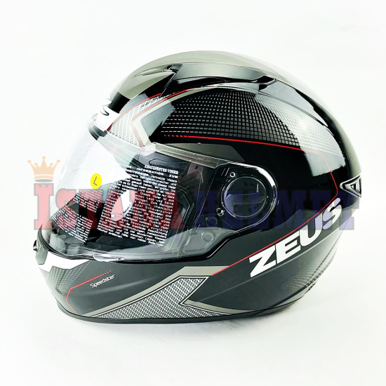 ZEUS 811 # BLACK/AL6 RED (L) CV