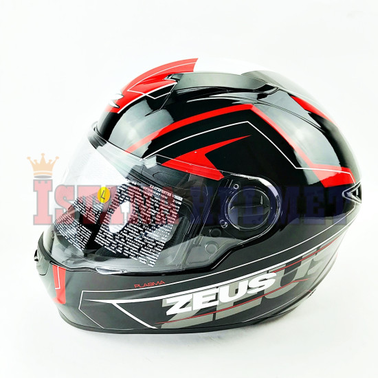 ZEUS 811 # BLACK/AL5 RD (L) CV