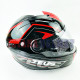 ZEUS 811 # BLACK/AL5 RD (L) CV