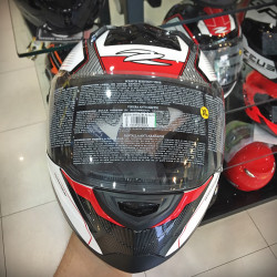 ZEUS 811 # WHITE/AL6 BK-RD (XL) CV