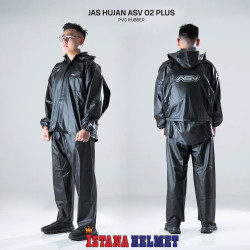JAS HUJAN ASV 02 BACKPACK PLUS BLACK (L)