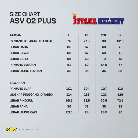 JAS HUJAN ASV 02 BACKPACK PLUS BLACK (XXXL)
