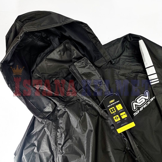 JAS HUJAN ASV SHADOW BLACK (XXXL)