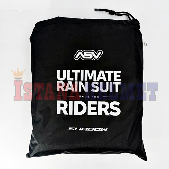JAS HUJAN ASV SHADOW BLACK (XXXL)