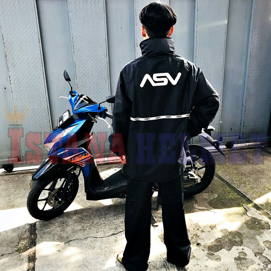 JAS HUJAN ASV 03 PARASUT BLACK (XXXL)