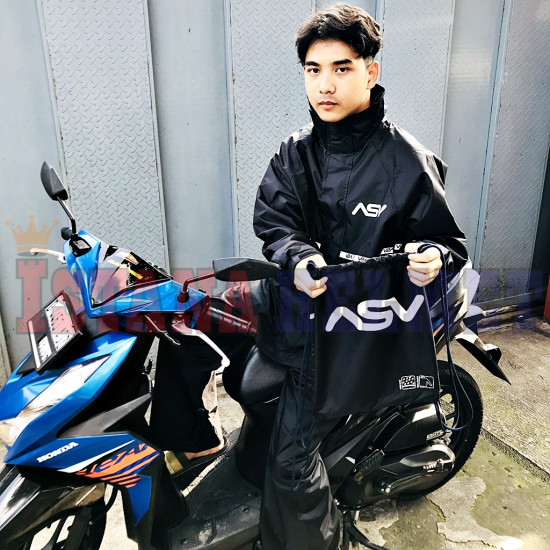 JAS HUJAN ASV 03 PARASUT BLACK (XXXL)