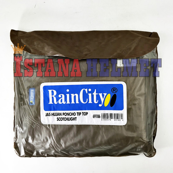 JH RAINCITY 106 PONCHO TIP TOP BROWN