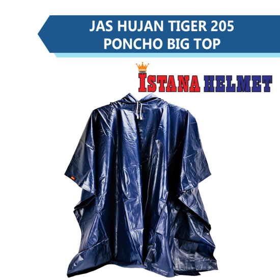 JAS HUJAN TIGER 205 PONCHO BIG TOP GREY