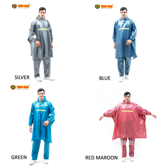 JH TIGER 214 PONCHO EXCLUSIVE BLUE