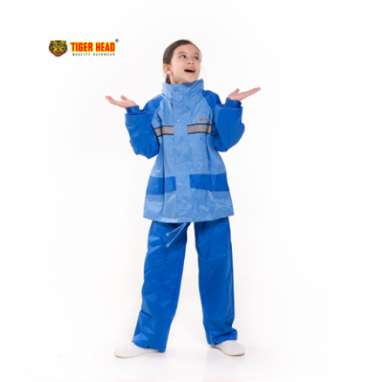 JAS HUJAN TIGER ANAK 311 STELAN METRO BLUE (S)