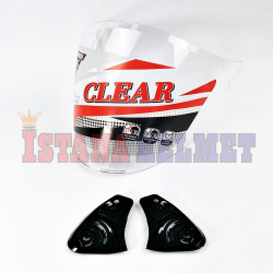 KACA KYT VENOM DJ-MARU FLAT CLEAR PTH KACA KYT VENOM DJ-MARU FLAT CLEAR PTH