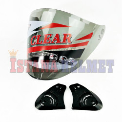 KACA KYT VENOM DJ-MARU FLAT CLEAR SMOKE KACA KYT VENOM DJ-MARU FLAT CLEAR SMOKE