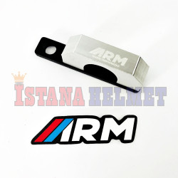 BRAKET SELANG REM ARM SILVER