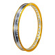 RIM COMET W 2TONE 160-17 GOLD/SIL