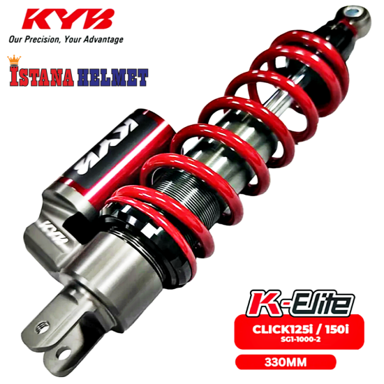 CLICK 125 Fi SHOCK KYB K-ELITE RED