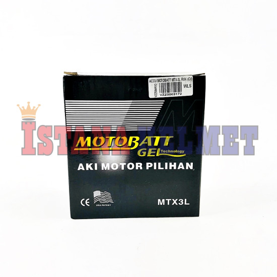 ACCU MOTOBATT MTX-3L RXK (CV) ACCU MOTOBATT MTX-3L RXK (CV)