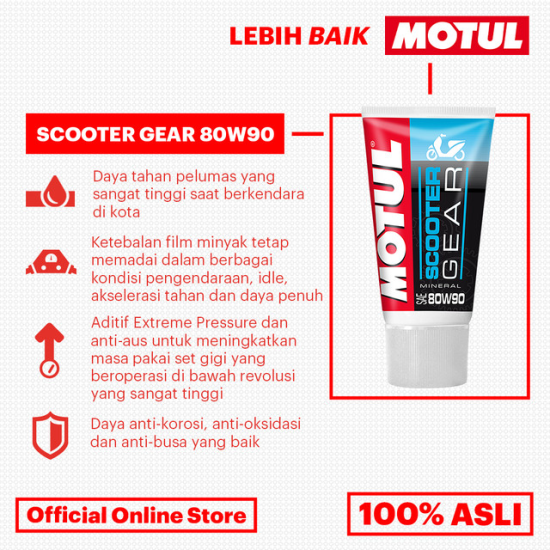 MOTUL SCOOTER GEAR 80W-90 0,12L