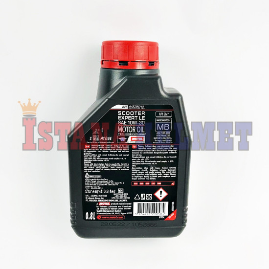 OLI MOTUL SCOOTER EXPERT LE 10W-30 0,8L