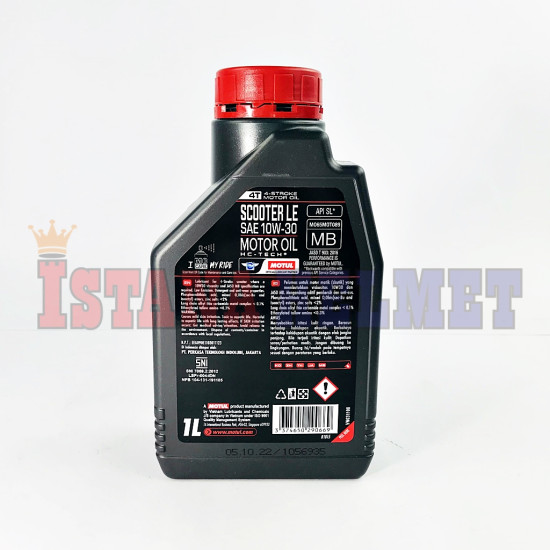 OLI MOTUL SCOOTER LE 4T 10W-30 1L