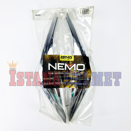 AEROX COVER LAMPU DEPAN CROM