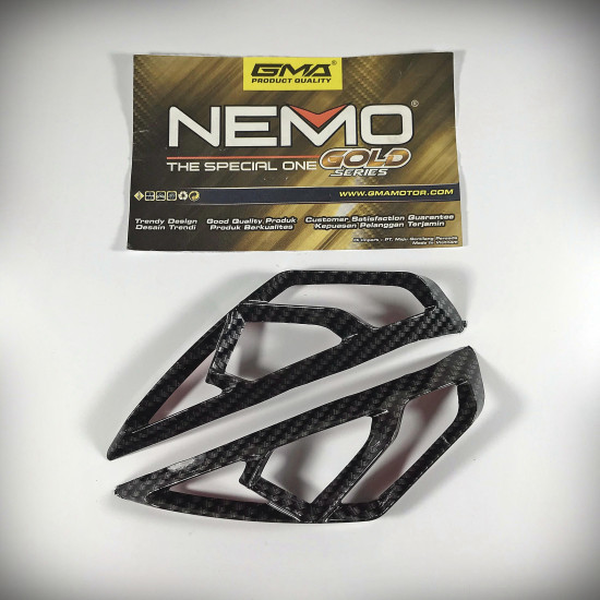 AEROX COVER LAMPU SENJA CARBON