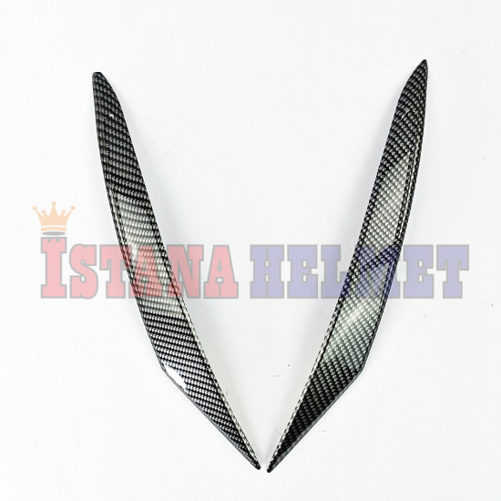 PCX COVER ALIS LAMPU DEPAN CARBON