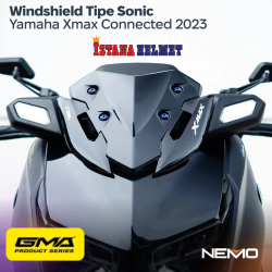 WINDSHIELD NEMO SONIC X-MAX 2023 BK